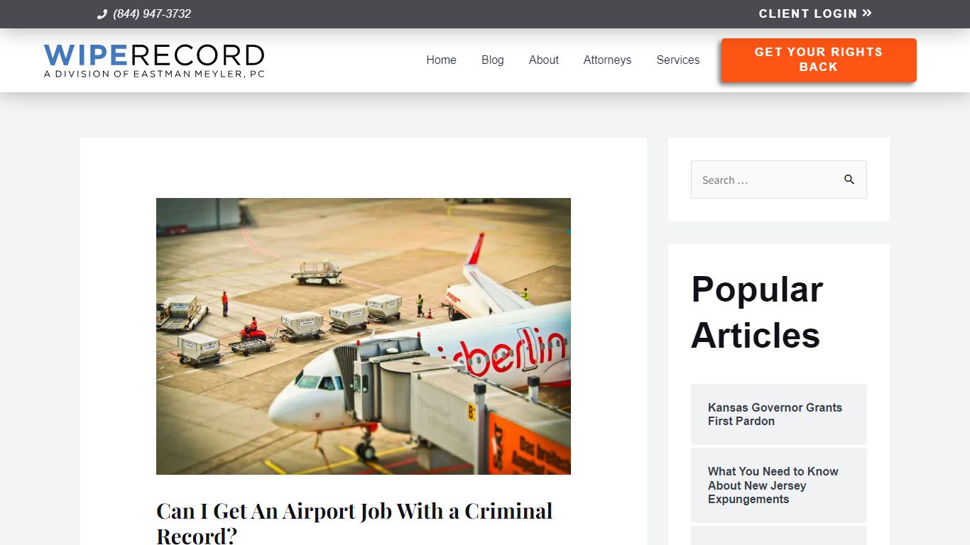 Can I Get An Airport Job With a Criminal Record?