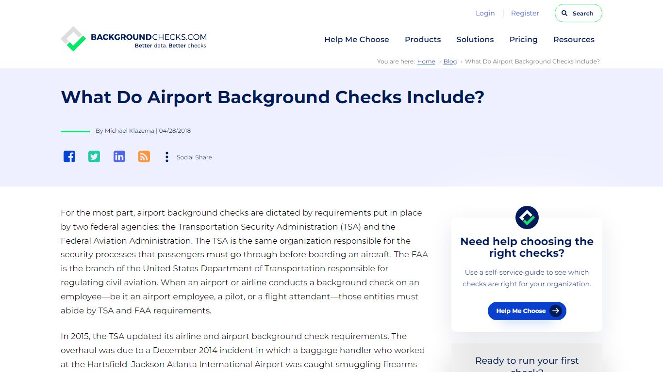 What Do Airport Background Checks Include?